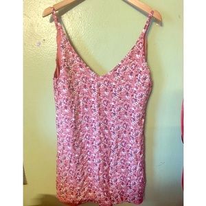 Pink Floral Forever 21 dress